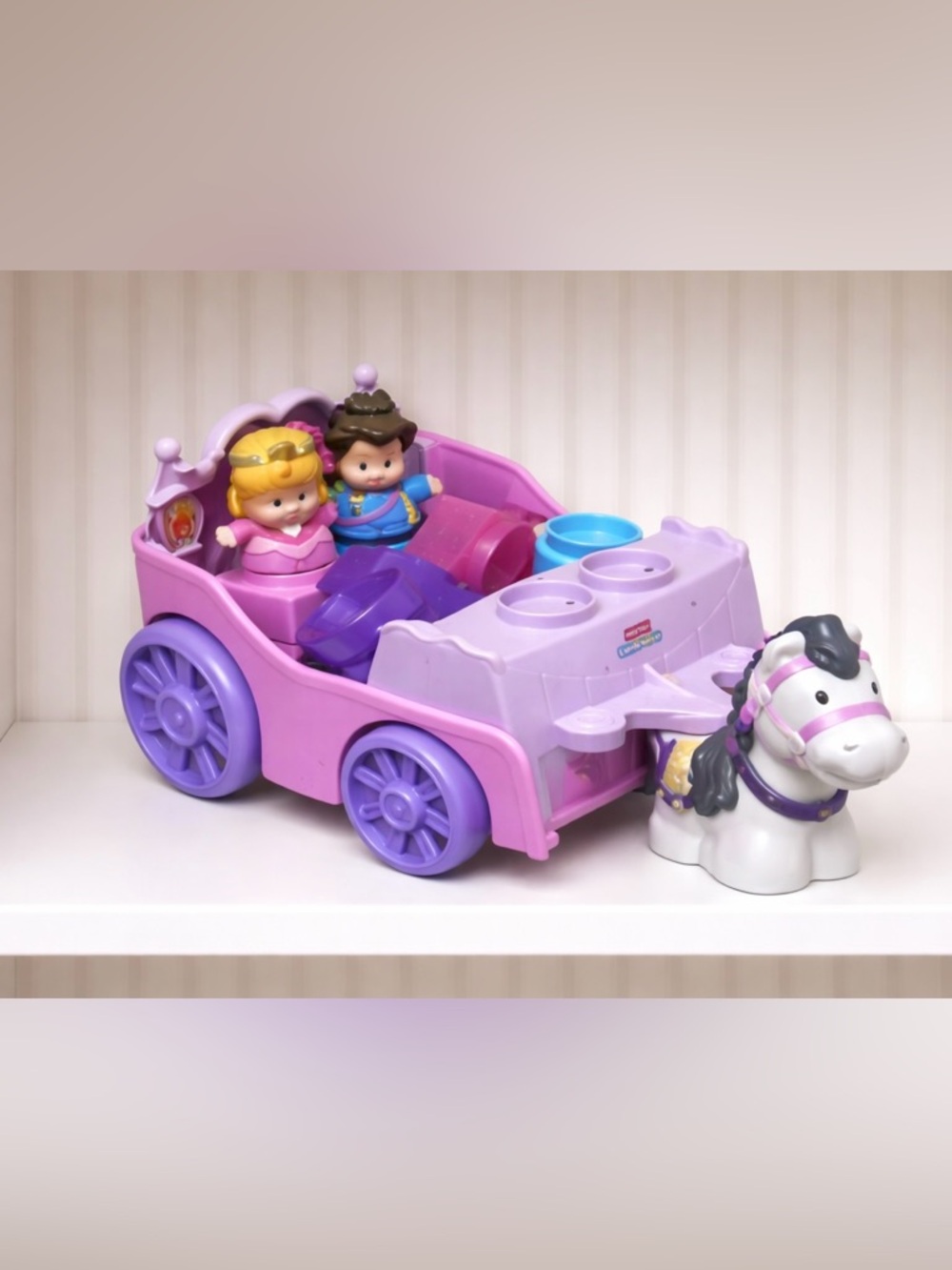 Fisher Price Little People Royal Wedding Coach Carriage Toy Figures Blocks 2007